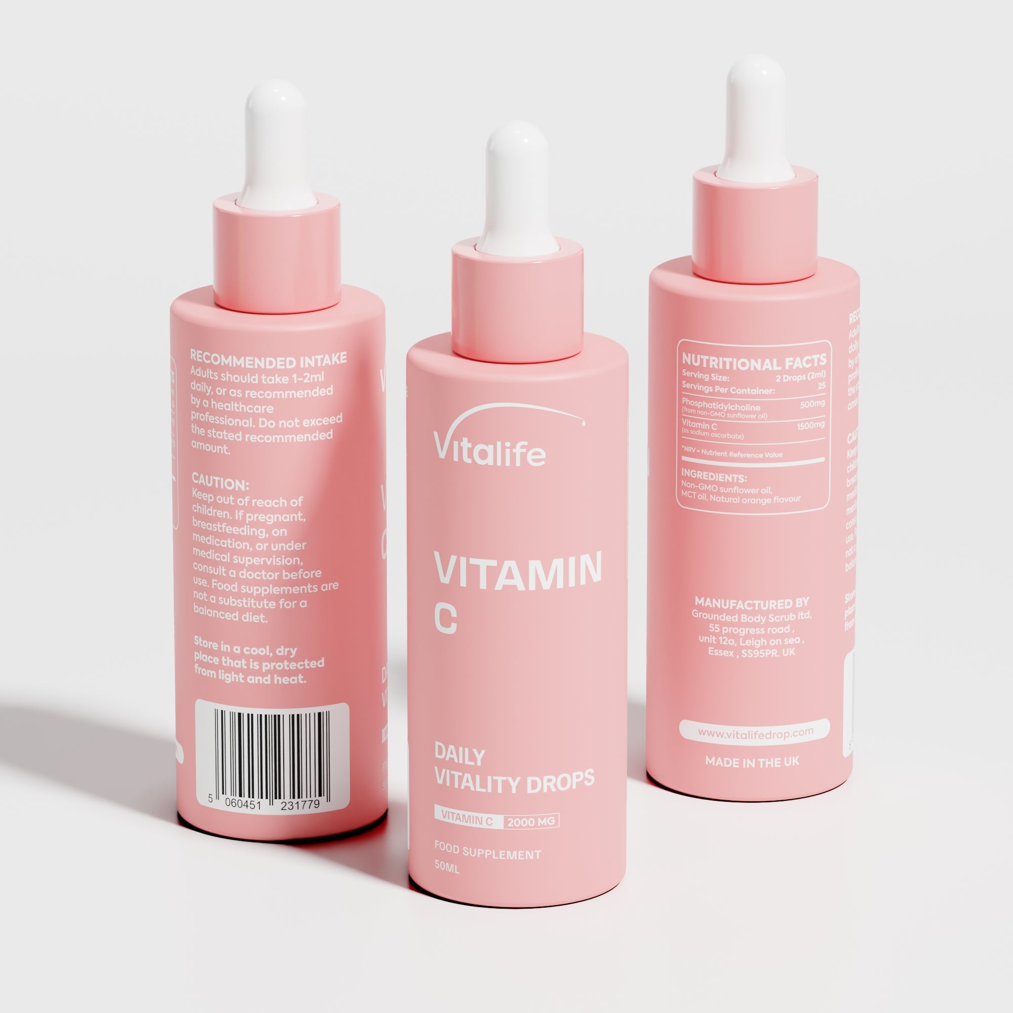 VITALIFE Vitamin C Drops 2000mg