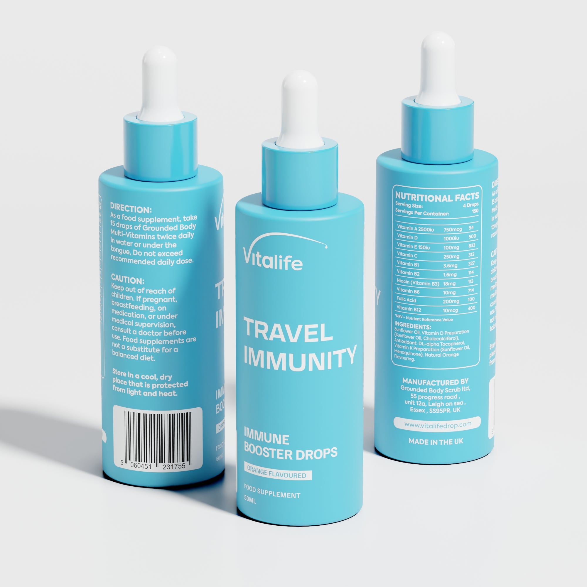 VITALIFE  Travel Immunity Drops 50ml